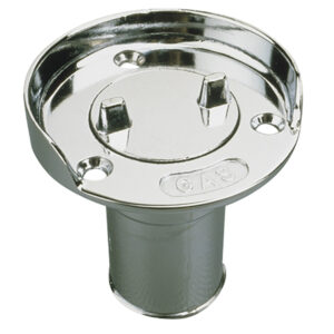 Sea-Dog Hose Deck Fill w/Splash Guard - Die Cast Zinc Chrome Plated