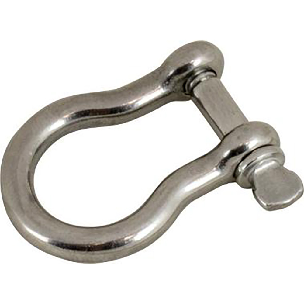 Sea-Dog Bow Shackle - 7/8" Diameter, 1" Opening, 316 Cast Stainless Steel