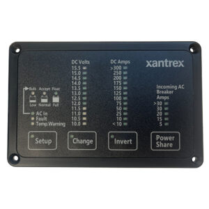 Xantrex Heart FDM-12-25 Remote Panel, Battery Status & Freedom Inverter/Charger Remote Control
