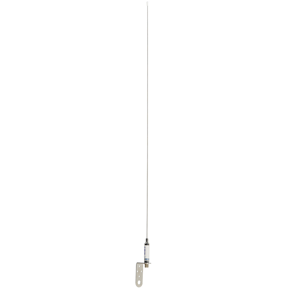 Scout 3' Stainless VHF Whip 3dB w/Bracket f/Sailboats - No Cable