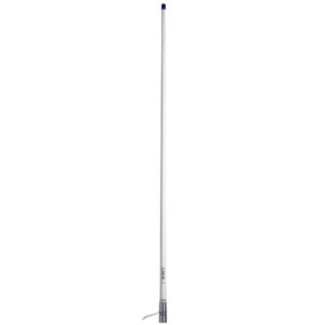 Scout Titan Series 4' White VHF Antenna 3dB Stainless Steel Ferule w/5M RG-58 Includes PL-259