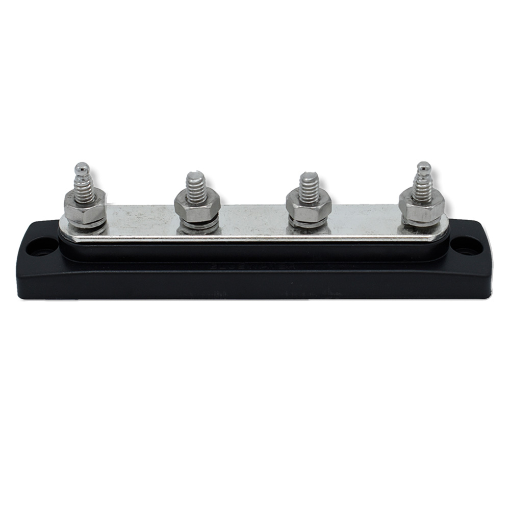 Bluewater Common Stud Busbar 4 Gang - Black