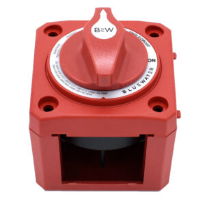 Bluewater On/Off Switch Battery Switch - Surface Mount - Red