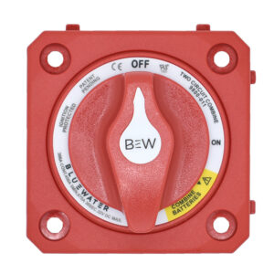 Bluewater Off/On Combine Battery Switch w/o Base - Panel Mount - Red