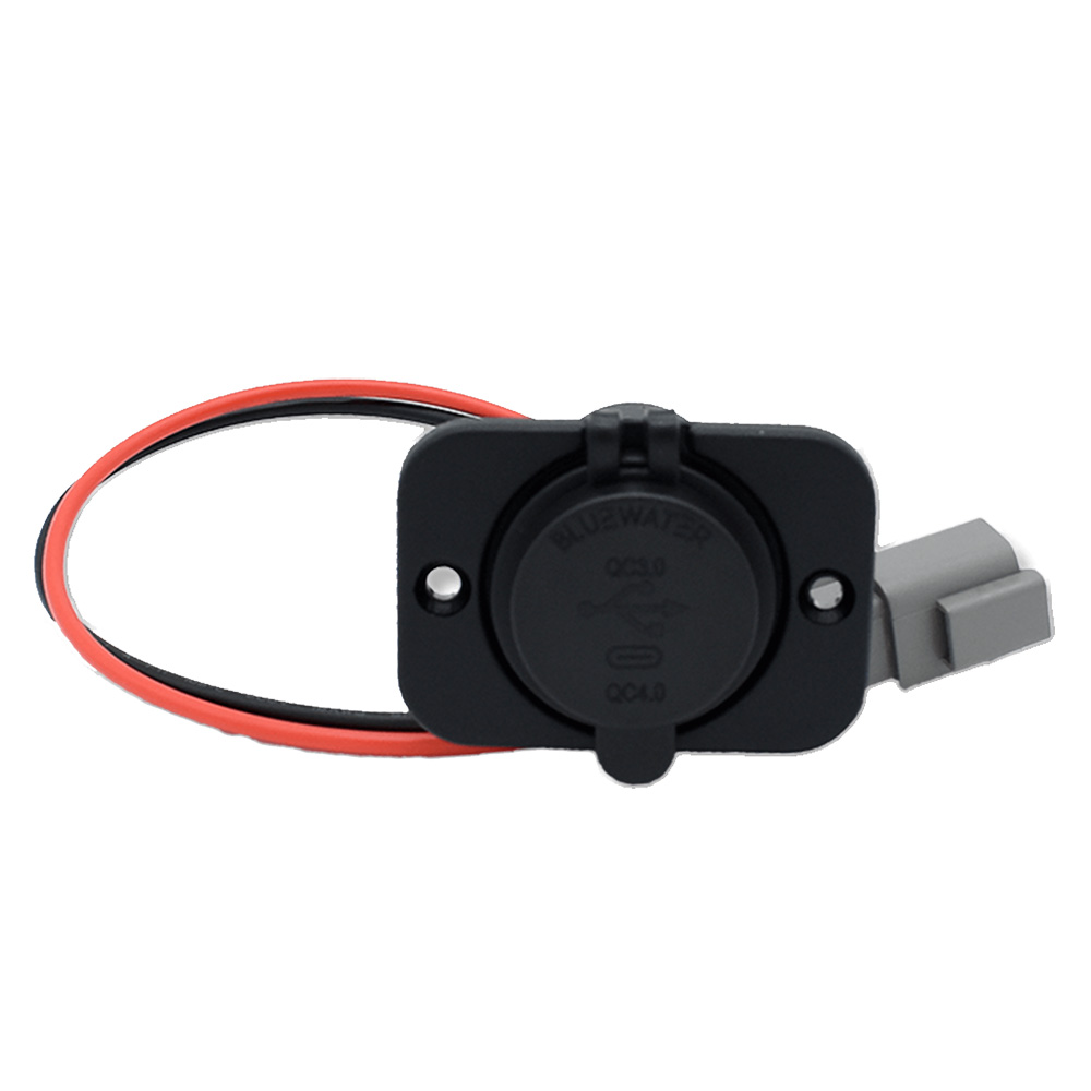 Bluewater USB/USB-C w/Deutsch Connector & Plate