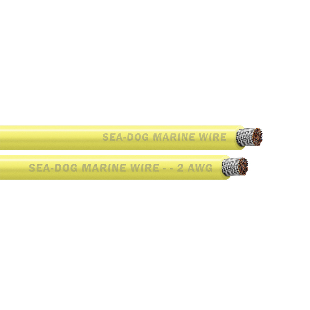 Sea-Dog 2 AWG Yellow Battery Cable - 100'