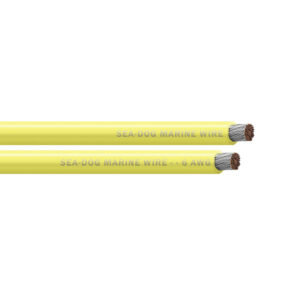 Sea-Dog 6 AWG Yellow Battery Cable - 750'