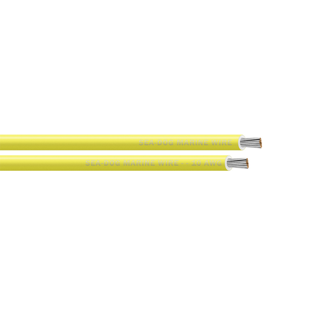 Sea-Dog 10 AWG Yellow Primary Wire - 25'