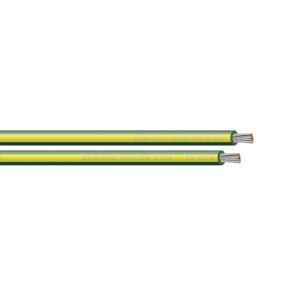 Sea-Dog 10 AWG Green/Yellow Stripe Primary Wire - 25'
