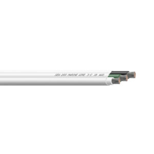 Sea-Dog 10/3 AWG Flat Triplex Wire - White/Green/Black - 300'