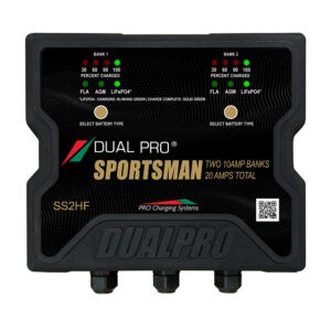 Dual Pro Sportsman Series HF Battery Charter - 20 Amp - 2 Bank