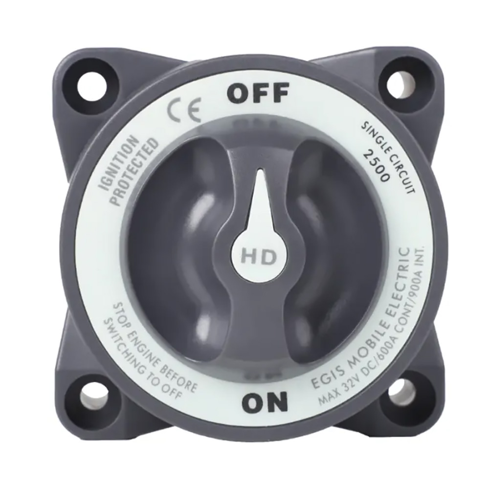 Egis Battery Switch - Heavy Duty-Series 600A - Off/On