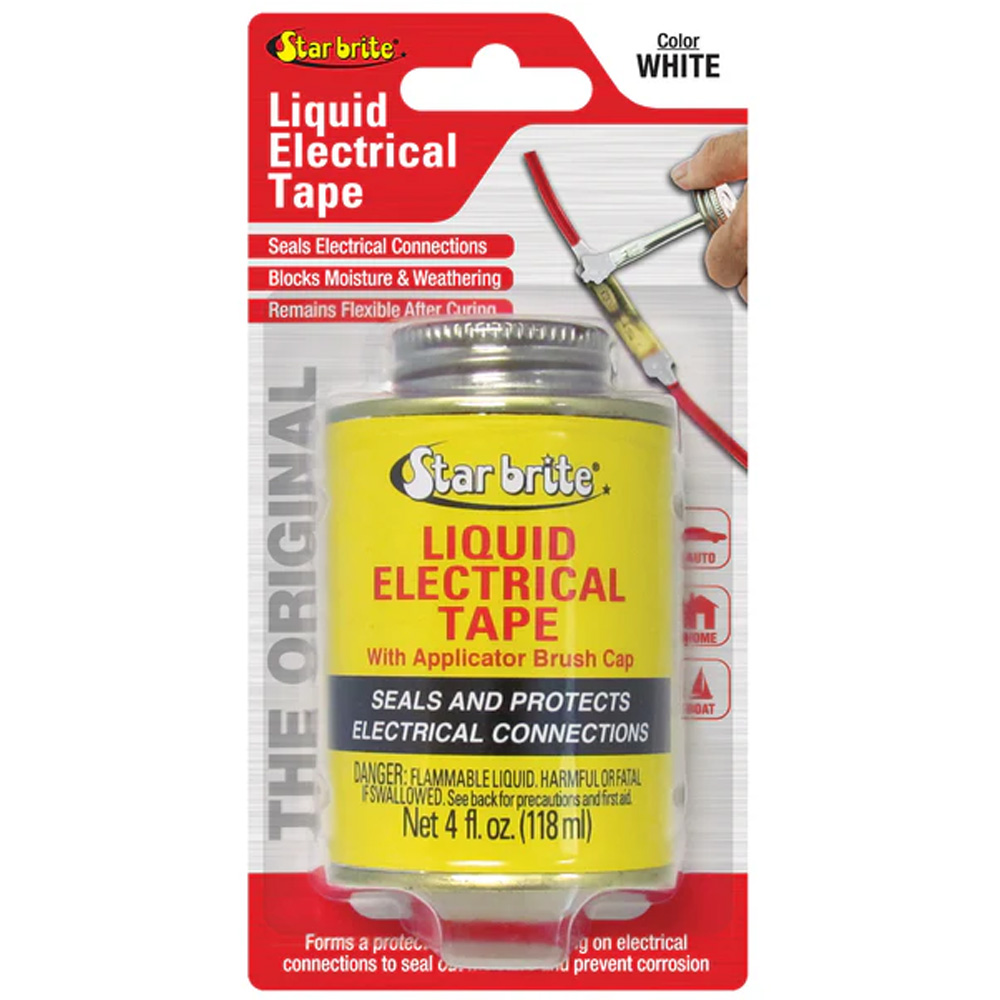 Star brite Liquid Electrical Tape - White - 4 oz