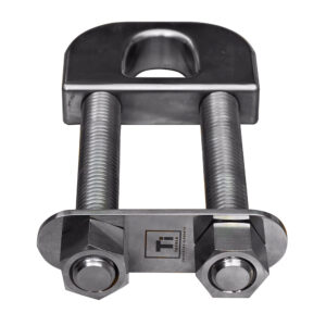 Ti-Tackle Titanium Bow D Ring - 4" Long Stud
