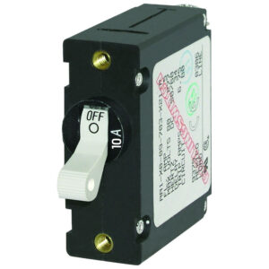 Blue Sea 7206 AC/DC Single Pole Magnetic World Circuit Breaker - 10AMP