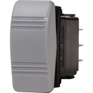 Blue Sea 8231 Water Resistant Contura III Switch - OFF-(ON) - Grey