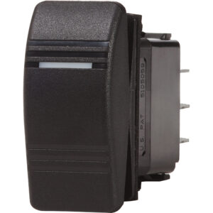 Blue Sea 8284 Water Resistant Contura III Switch - (ON)-OFF-ON - Black