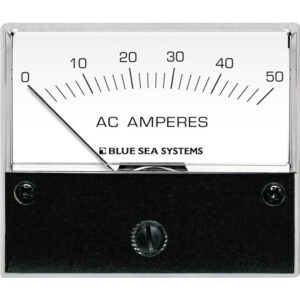 Blue Sea 9630 AC Analog Ammeter 0-50 Amperes AC