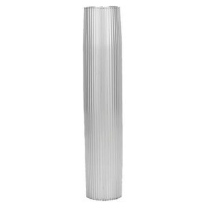 TACO Aluminum Ribbed Table Pedestal - 2-3/8" O.D. - 30-3/4" Length